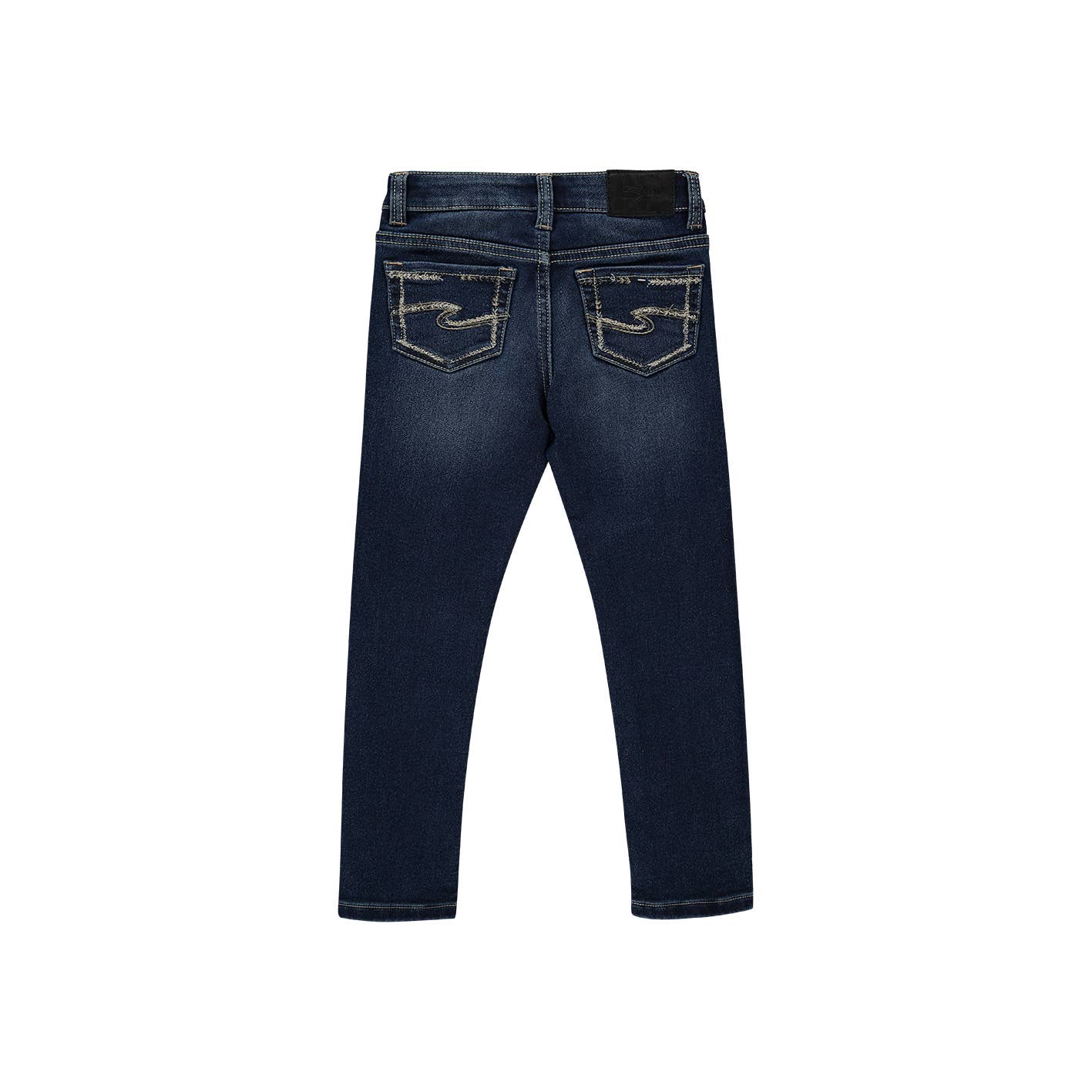 Amy Girls Jegging Fit Knit Denim- Dark Wash
